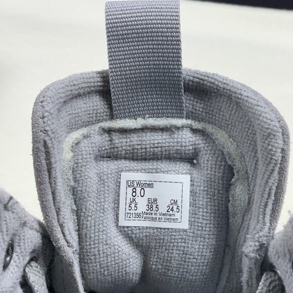 Vans Filmore Skater Shoe Drizzle Gray White Hi Top Trainer Sneaker Women 8 - Picture 6 of 7